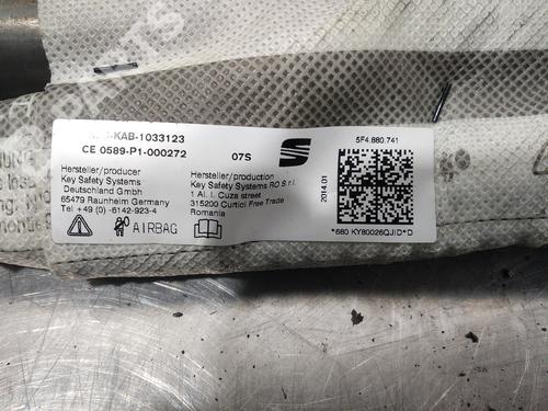 Left curtain airbag SEAT LEON (5F1)  | BP9984382C11 