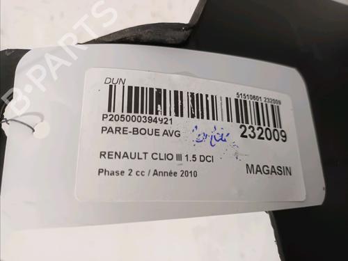 Wheel arch RENAULT CLIO III (BR0/1, CR0/1) 1.5 dCi (C/BR0G, C/BR1G) | BP18204184C56 