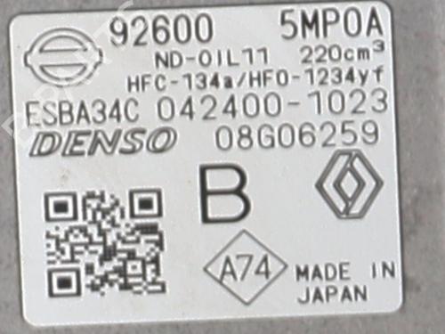 AC compressor RENAULT SCENIC E-TECH PHASE I EV87 | BP30525453M34