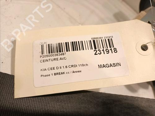 Front right belt tensioner KIA CEE'D Sportswagon (JD) 1.6 CRDi 110 | BP15953002C88 