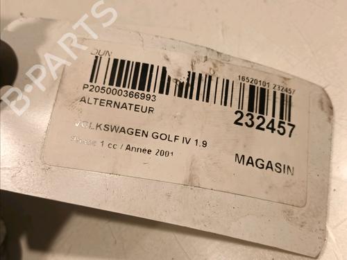 Alternator VW GOLF IV (1J1) 1.9 TDI | BP16323764M7 