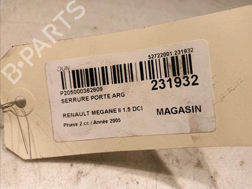 Venstre bak lås RENAULT MEGANE II (BM0/1_, CM0/1_) 1.5 dCi (BM1F, CM1F) | BP15953035C100 