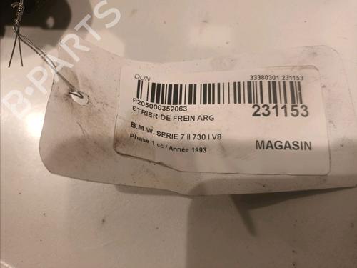 Left rear brake caliper BMW 7 (E32) 730 i, iL V8 | BP14981752M107 