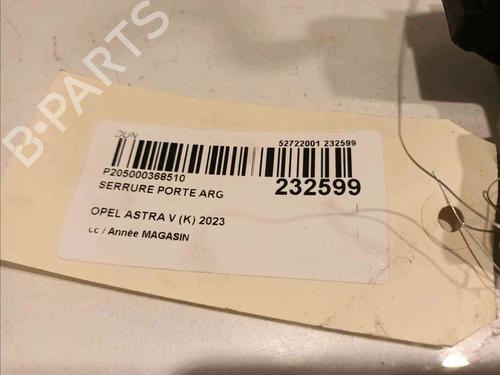 Rear left lock OPEL ASTRA K (B16) 1.6 CDTi (68) | BP20604965C100 
