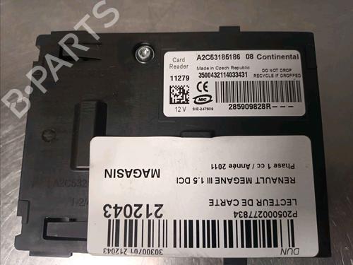 Lecteur Carte RENAULT MEGANE III Hatchback (BZ0/1_, B3_) 1.5 dCi (BZ0C) | BP30476211E4 