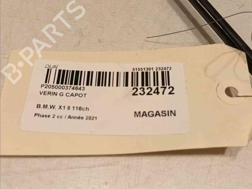 Hood lift support BMW X1 (F48) sDrive 16 d | BP20605148C139 