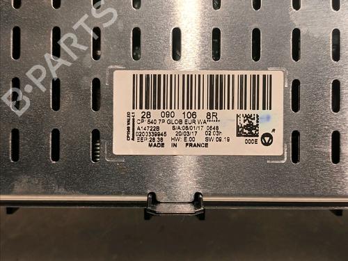 Display monitor RENAULT MEGANE IV Hatchback (B9A/M/N_) 1.5 dCi 110 (B9A3) | BP16740383C48 