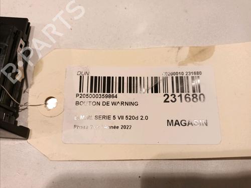 Warning switch BMW 5 (G30, F90) 520 d Mild-Hybrid | BP15624105I22 
