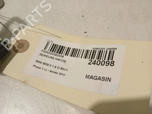 Bakluke lås MINI MINI (R56) One D | BP17175280C101 