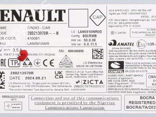 Radio DACIA SANDERO III 1.0 TCe 90 | BP31825054E6  - Image 6