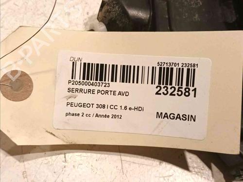 Front right lock PEUGEOT 308 CC (4B_) 1.6 HDi | BP21124283C97 