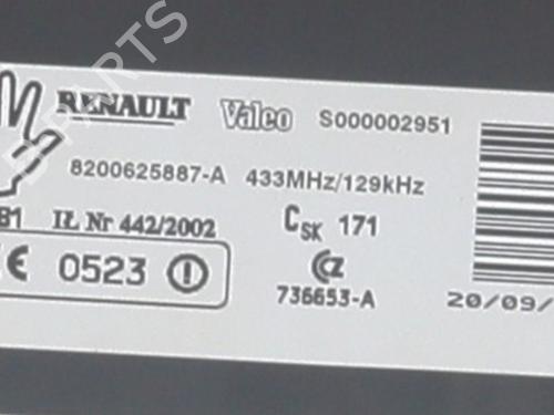 Card reader RENAULT ESPACE IV (JK0/1_) 2.0 dCi (JK01, JK02, JK1J, JK1K, JK1H) | BP36552543E4  - Image 6