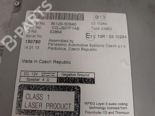 Radio TOYOTA YARIS (_P13_) 1.4 D (NLP130_, NLP130) | BP9328913E6 