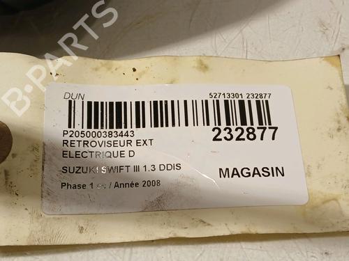 Ryggespeil høyre SUZUKI SWIFT III (MZ, EZ) 1.3 DDiS (RS413D) | BP17214332C27 