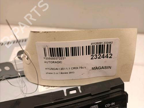 Radio HYUNDAI i20 I (PB, PBT) 1.1 CRDi | BP16430463E6 