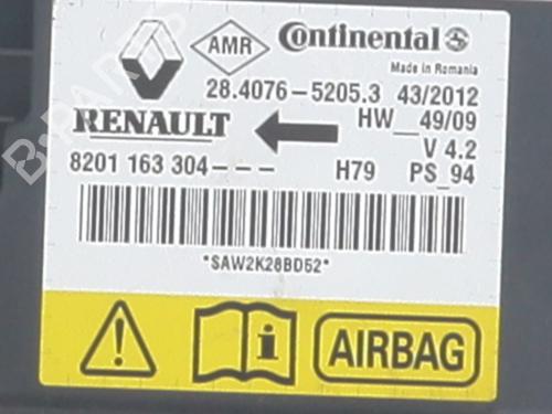 Kollisjonspute styreenhet DACIA DUSTER (HS_) 1.6 16V Hi-Flex | BP30801118M53 