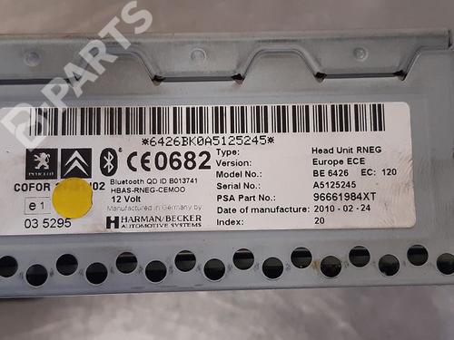 Radio PEUGEOT 5008 (0U_, 0E_) 1.6 HDi | BP9335181E6