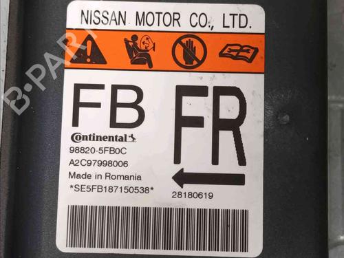 ECU airbags NISSAN MICRA V (K14)  | BP21781810M53 