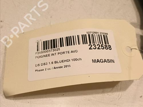 Front right interior door handle CITROËN DS3 (SA_) 1.6 BlueHDi 100 | BP16478647I14 