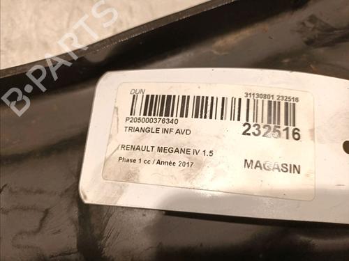 Right front suspension arm RENAULT MEGANE IV Hatchback (B9A/M/N_) 1.5 dCi 110 (B9A3) | BP16832625M13 