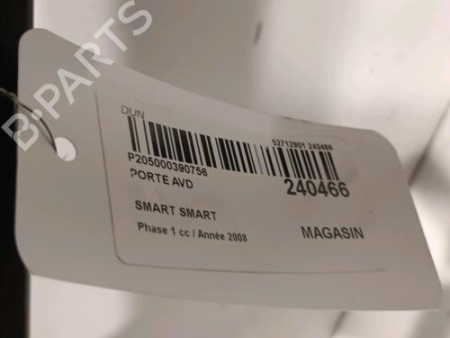 Right front door SMART FORTWO Coupe (451) 1.0 (451.330, 451.334) | BP17857283C3 
