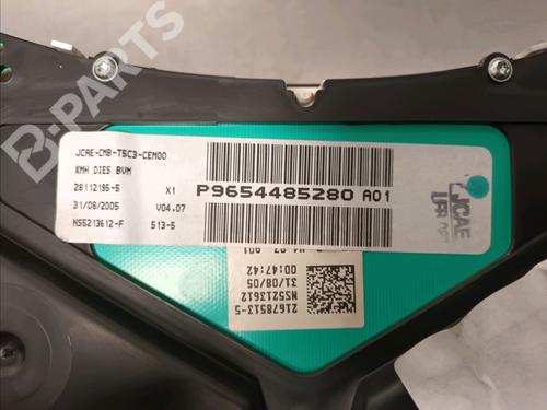 Instrument cluster PEUGEOT 307 Break (3E) 1.6 HDi 110 | BP10709237C47 