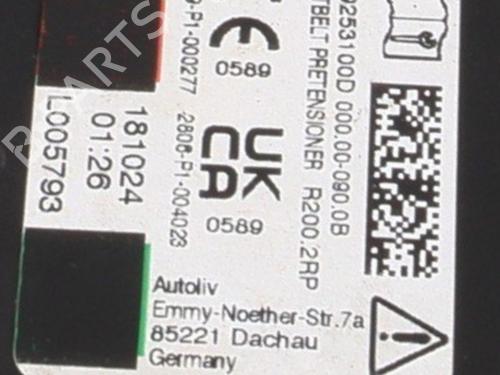 Rear right belt tensioner DACIA SANDERO III 1.0 TCe 90 | BP31825061C90 