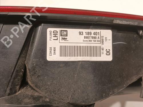 Left taillight OPEL CORSA D (S07) 1.7 CDTI (L08, L68) | BP17730244C34 