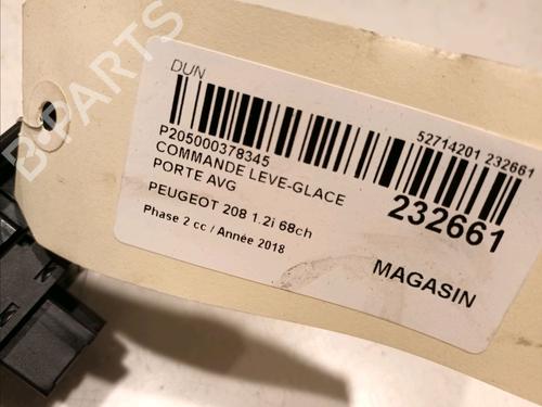 Switch PEUGEOT 208 I (CA_, CC_) 1.2 VTi 68 / PureTech 68 | BP16892769I30 