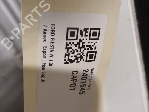 Hood FORD FIESTA IV (JA_, JB_) 1.3 i | BP20608362C1 