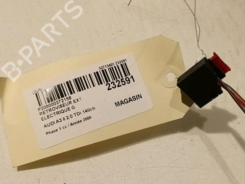 Left mirror AUDI A3 (8P1) 2.0 TDI 16V | BP16449009C26 
