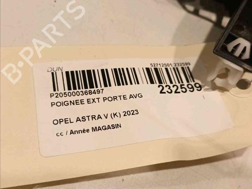 Front left exterior door handle OPEL ASTRA K (B16) 1.6 CDTi (68) | BP20604962C128 