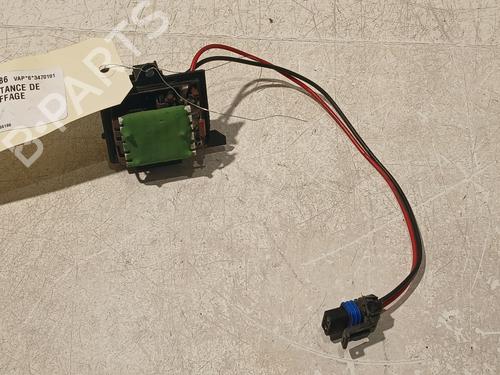Used Heater resistor RENAULT CLIO II (BB_, CB_) 1.2 16V (BB05, BB0W, BB11, BB27, BB2T, BB2U, BB2V, CB05,... (75 hp) 21802089