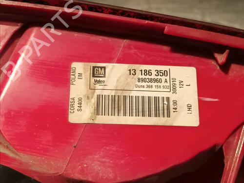 Left taillight OPEL CORSA D (S07) 1.3 CDTI (L08, L68) | BP14949831C34 