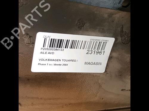 Right front fenders VW TOUAREG (7LA, 7L6, 7L7) 5.0 V10 TDI | BP17315473C42 