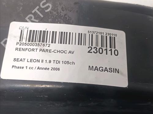 Front bumper reinforcement SEAT LEON (1P1) 1.9 TDI | BP15491984C109 