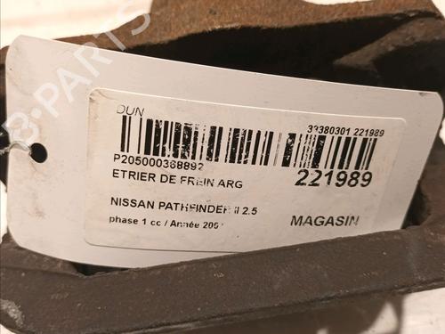 Left rear brake caliper NISSAN PATHFINDER III (R51) 2.5 dCi 4WD | BP16323818M107 