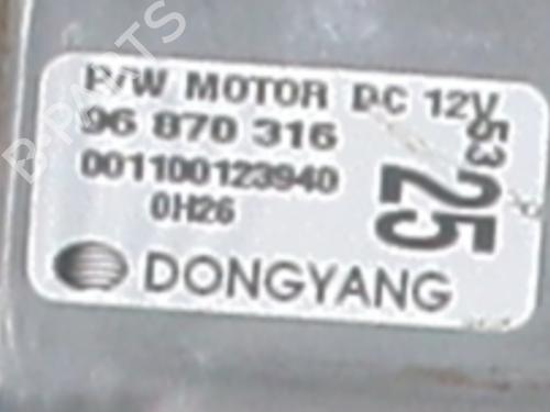 Front left window mechanism CHEVROLET AVEO / KALOS Hatchback (T250, T255) 1.2 | BP30170402C22