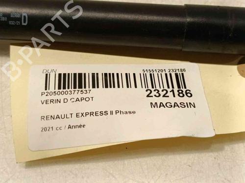 Hood lift support RENAULT EXPRESS Box Body/MPV  | BP20605240C139