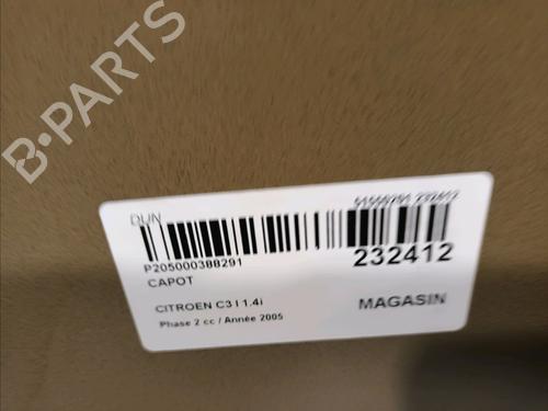 Hood CITROËN C3 I (FC_, FN_) 1.4 i | BP17656747C1 