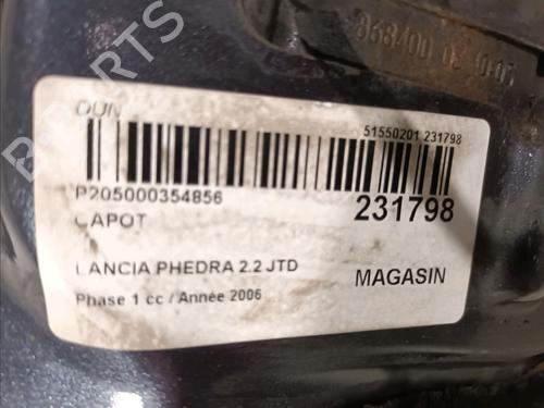 Hood LANCIA PHEDRA (179_) 2.2 JTD (179AXC1A) | BP15099882C1 