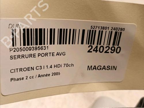 Front left lock CITROËN C3 I (FC_, FN_) 1.4 HDi | BP18204272C98 