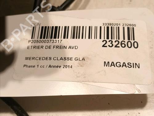 Right front brake caliper MERCEDES-BENZ GLA-CLASS (X156) GLA 220 CDI 4-matic (156.905) | BP16555132M104 