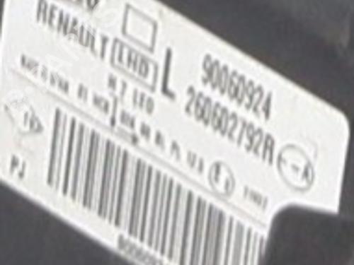 Left headlight RENAULT MEGANE IV Hatchback (B9A/M/N_) 1.5 dCi 90 (B9A1) | BP36488911C28 - Image 7