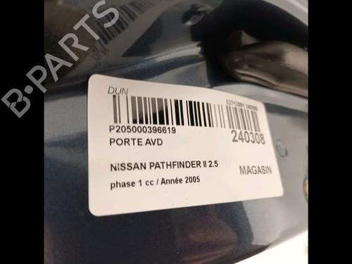 Right front door NISSAN PATHFINDER III (R51) 2.5 dCi 4WD | BP18204243C3 