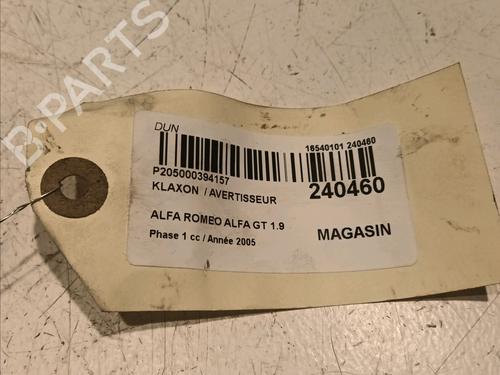 Horn ALFA ROMEO GT (937_) 1.9 JTD (937CXN1B) | BP18103909E13 