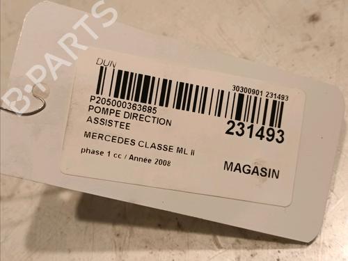 Steering pump MERCEDES-BENZ M-CLASS (W164) ML 320 CDI 4-matic (164.122) | BP16015392M99 