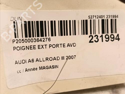 Front right exterior door handle AUDI A6 Allroad C6 (4FH) 2.7 TDI quattro | BP16039839C129 