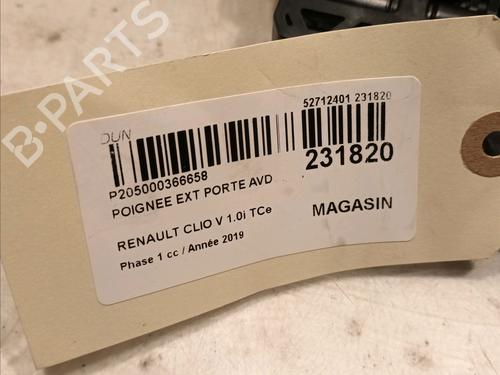 Front right exterior door handle RENAULT CLIO V (B7_) 1.0 TCe 100 (B7MT) | BP16188489C129