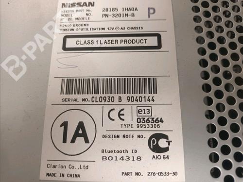 Radio NISSAN MICRA IV (K13K, K13KK) 1.2 | BP11820625E6 